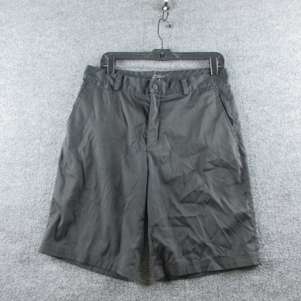Nike‎ Shorts Mens 32 Gray Golf Chino Microfiber 10 Inseam Lightweight Stretch
